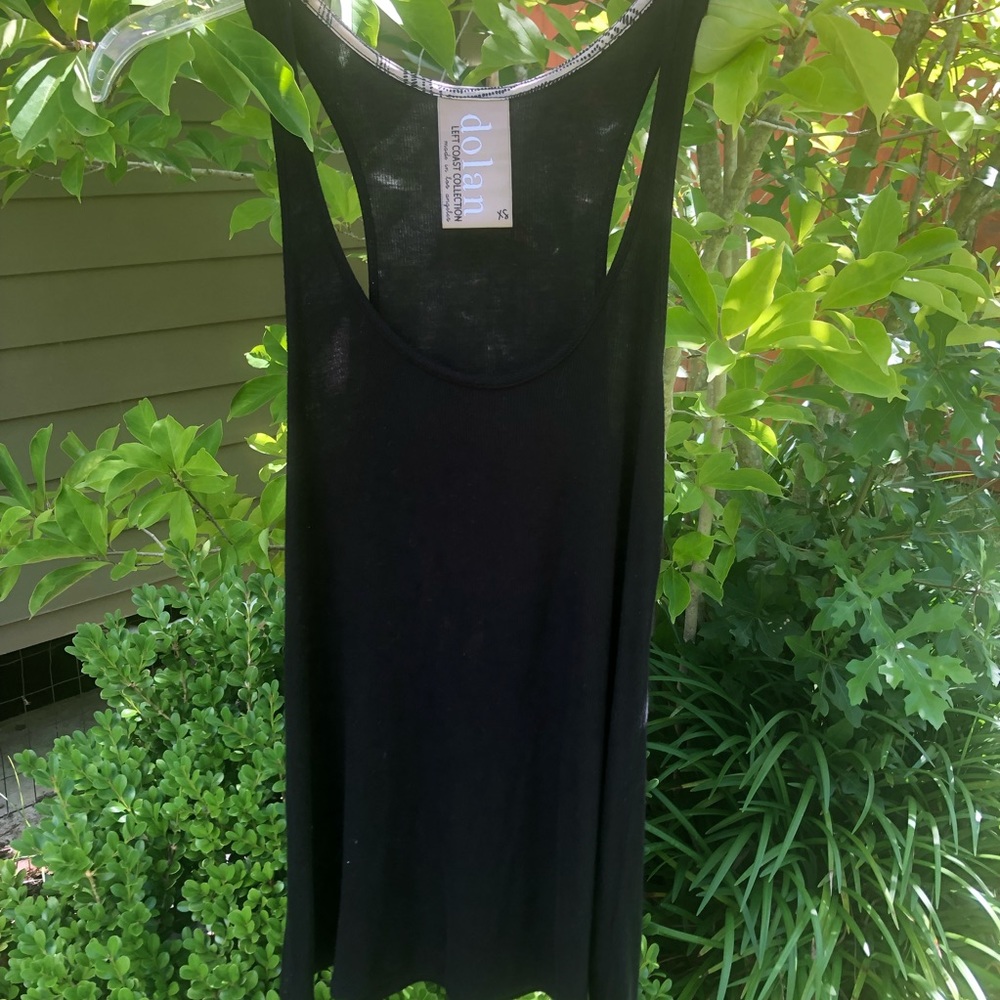 Anthro/ Dolan Left Coast black tank, XS